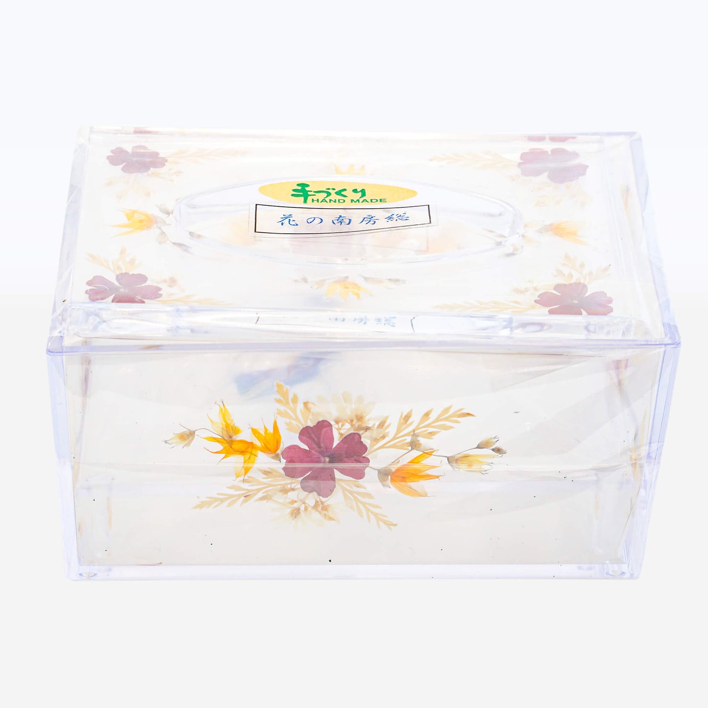 押し花 ティッシュケース 小